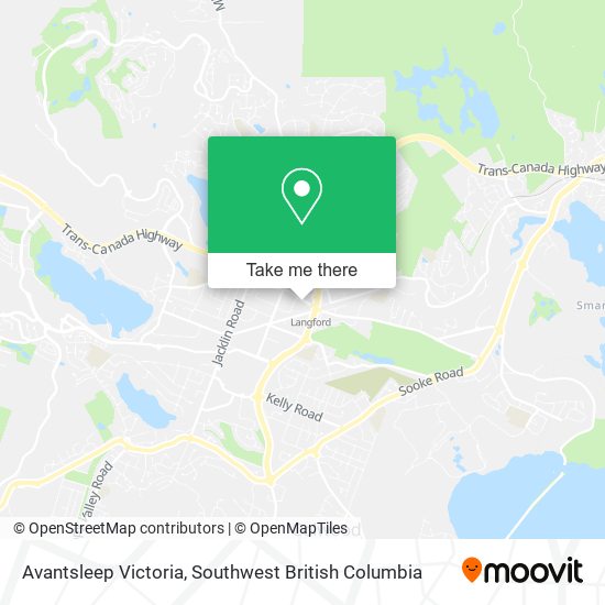 Avantsleep Victoria map