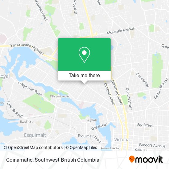 Coinamatic map