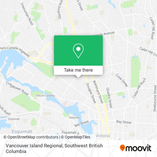 Vancouver Island Regional map