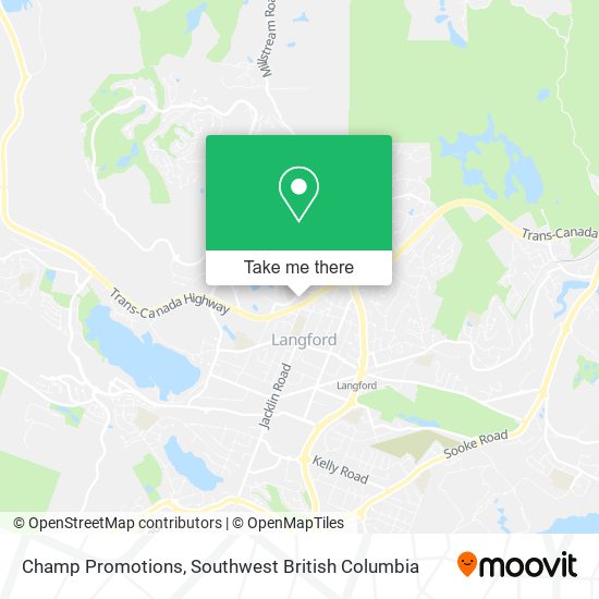 Champ Promotions map