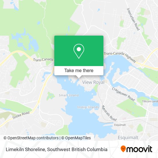 Limekiln Shoreline map