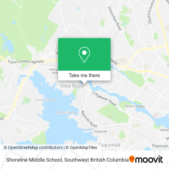 Shoreline Middle School map