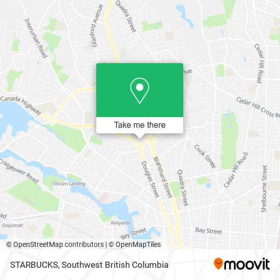 STARBUCKS map
