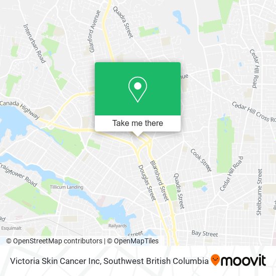 Victoria Skin Cancer Inc map