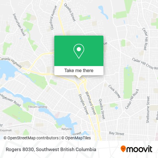 Rogers 8030 map