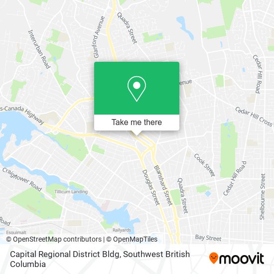 Capital Regional District Bldg map