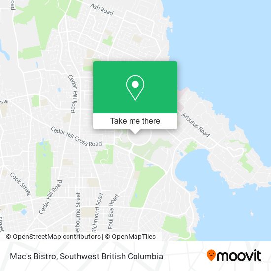Mac's Bistro plan