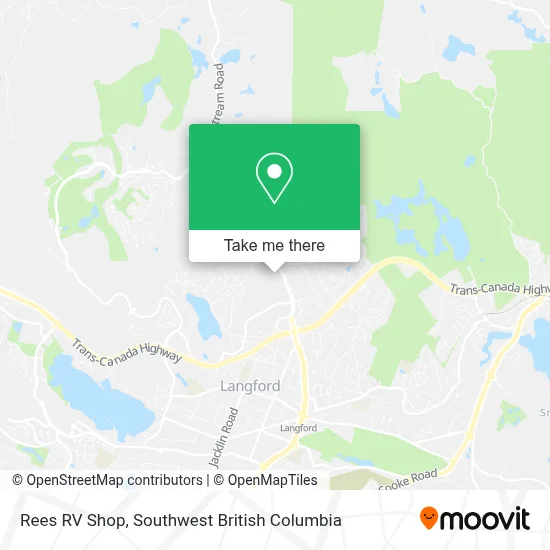 Rees RV Shop map