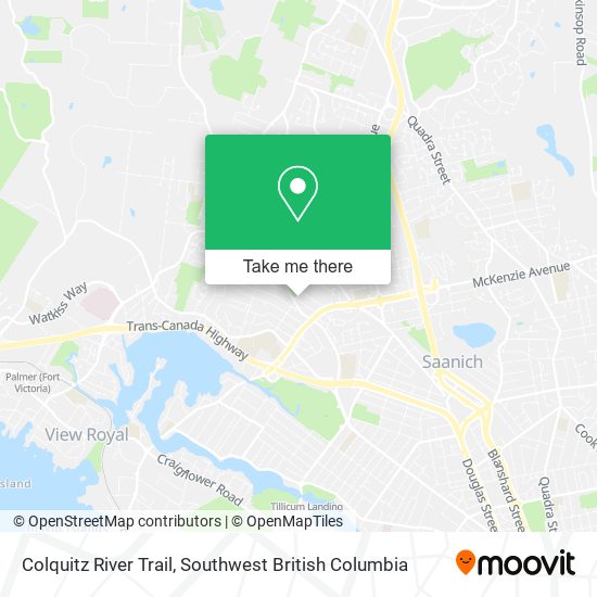 Colquitz River Trail map