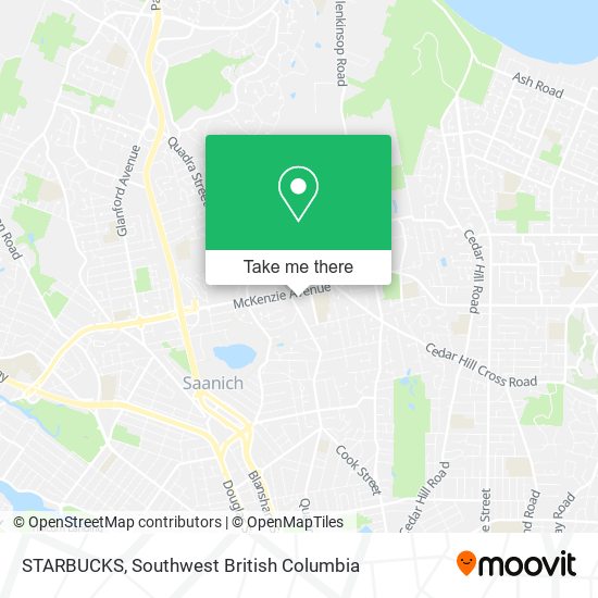 STARBUCKS map