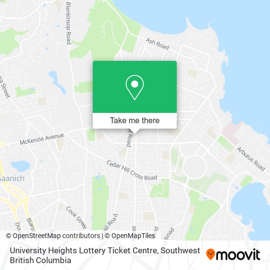 University Heights Lottery Ticket Centre map