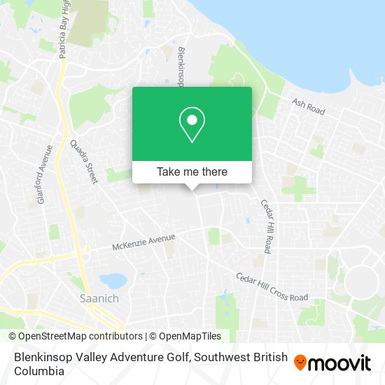 Blenkinsop Valley Adventure Golf map