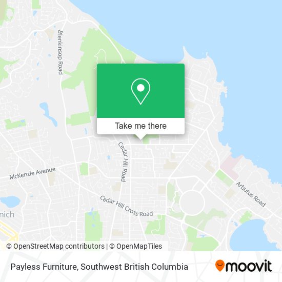 Payless Furniture map