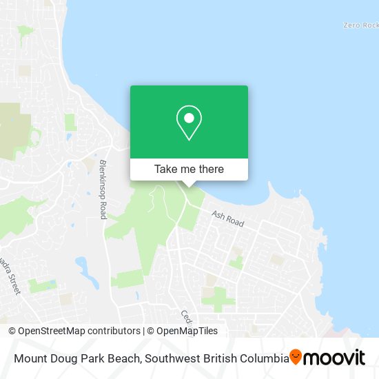 Mount Doug Park Beach plan