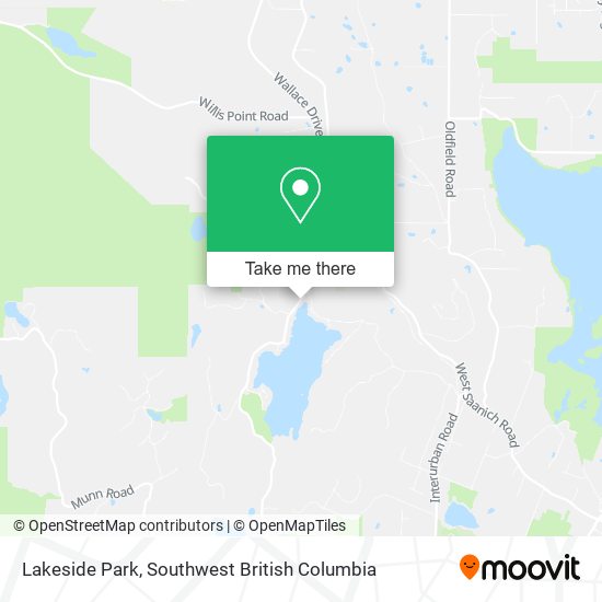 Lakeside Park map