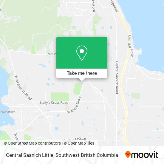 Central Saanich Little map