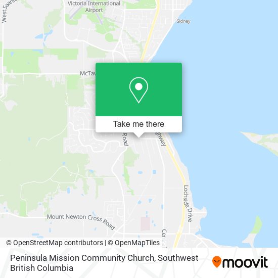 Peninsula Mission Community Church map