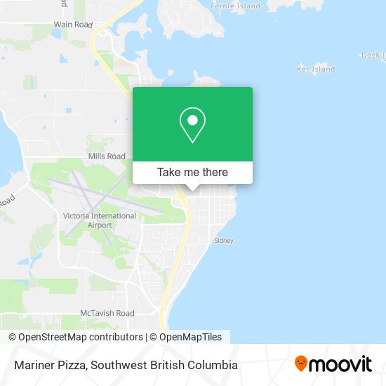 Mariner Pizza map