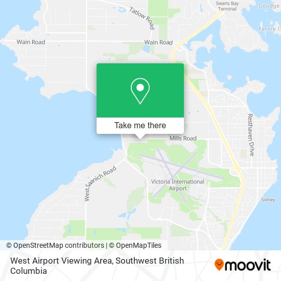 West Airport Viewing Area map