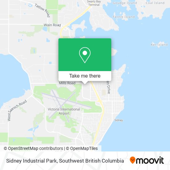 Sidney Industrial Park map