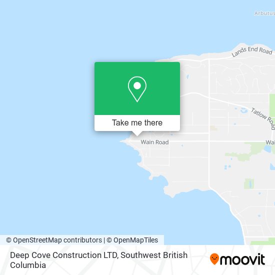 Deep Cove Construction LTD map