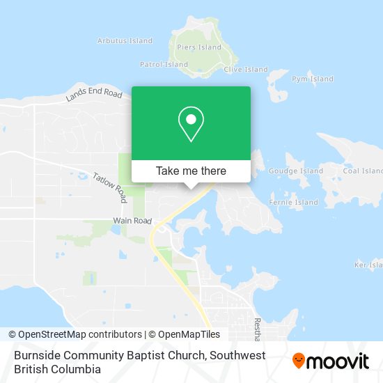 Burnside Community Baptist Church map