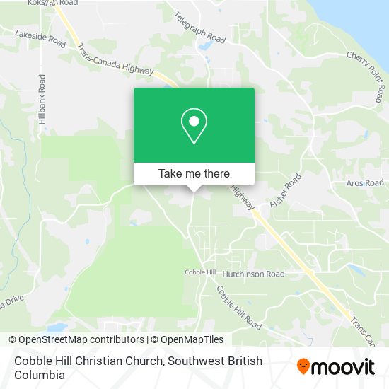 Cobble Hill Christian Church map