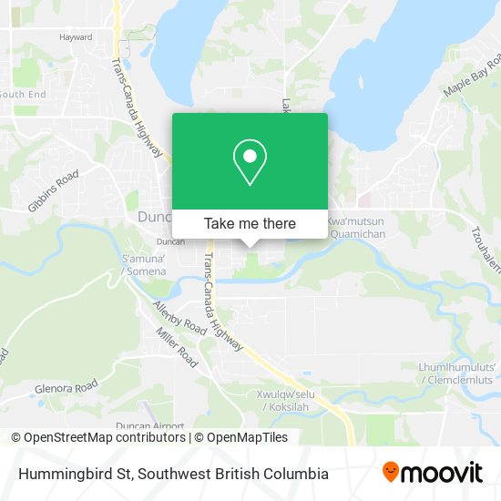 Hummingbird St plan