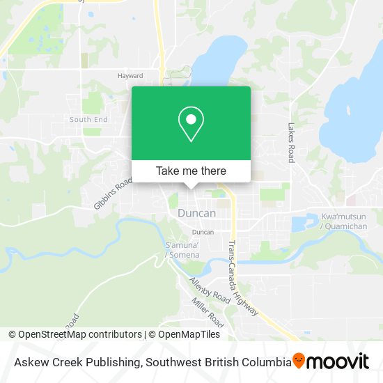 Askew Creek Publishing map
