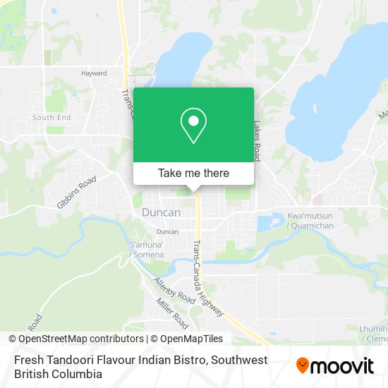 Fresh Tandoori Flavour Indian Bistro map
