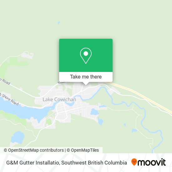 G&M Gutter Installatio map