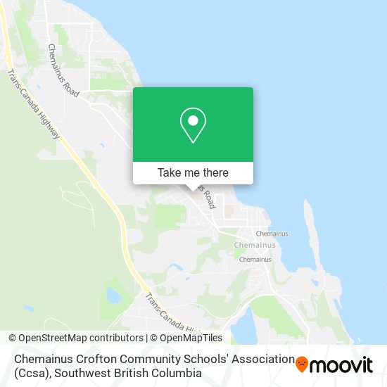 Chemainus Crofton Community Schools' Association (Ccsa) map