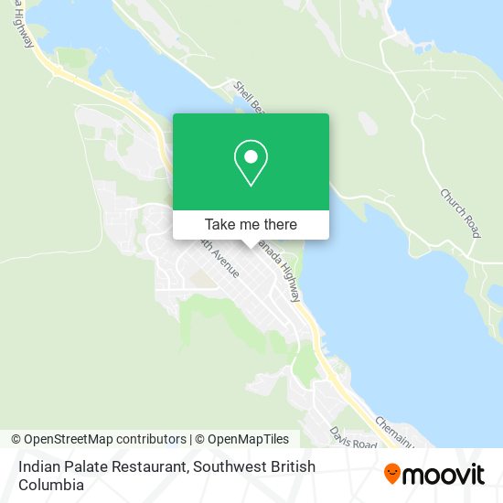Indian Palate Restaurant plan
