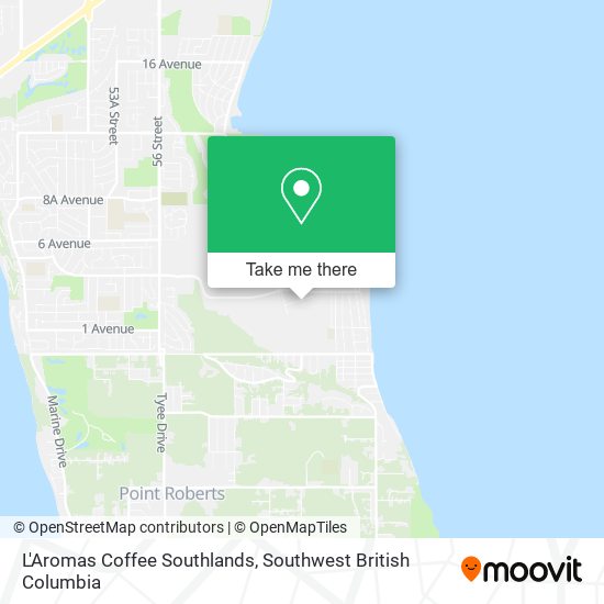 L'Aromas Coffee Southlands plan