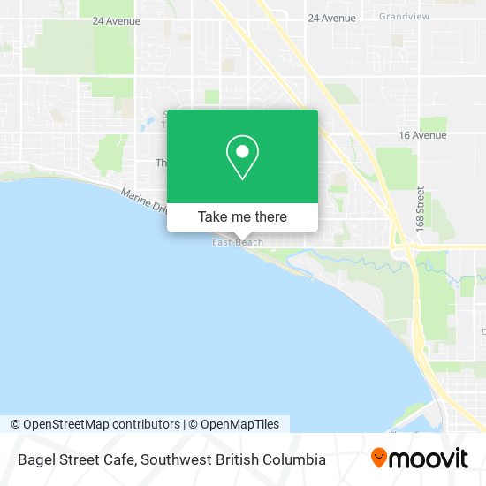 Bagel Street Cafe map