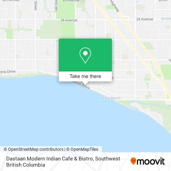 Dastaan Modern Indian Cafe & Bistro map