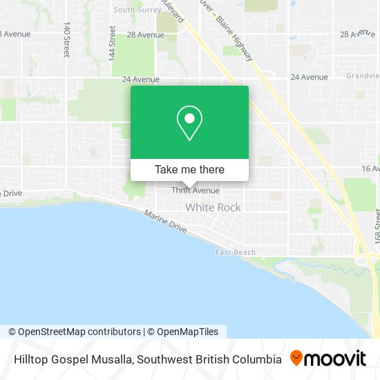 Hilltop Gospel Musalla map