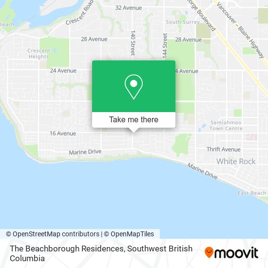 The Beachborough Residences map