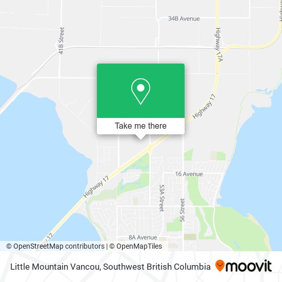 Little Mountain Vancou map