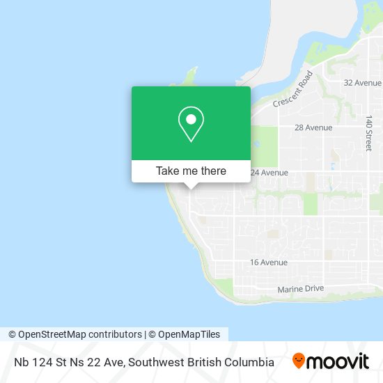 Nb 124 St Ns 22 Ave map