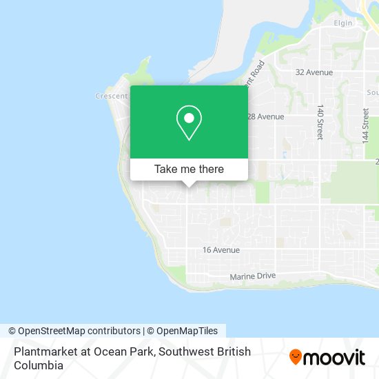 Plantmarket at Ocean Park map