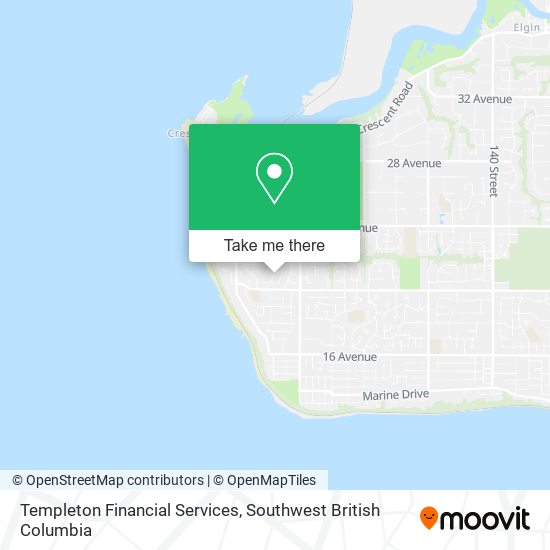 Templeton Financial Services map