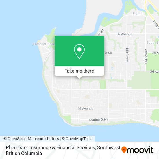 Phemister Insurance & Financial Services map