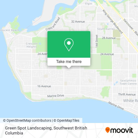 Green Spot Landscaping map