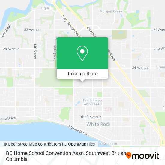 BC Home School Convention Assn map