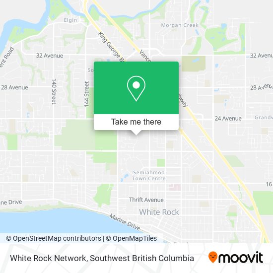 White Rock Network map