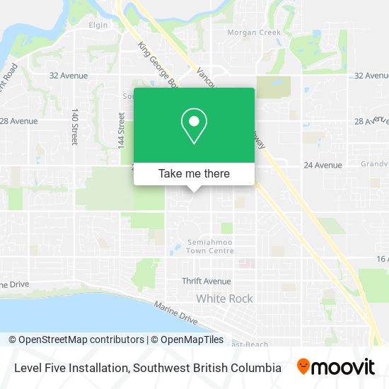 Level Five Installation map