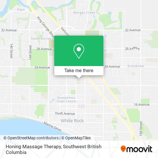 Honing Massage Therapy map