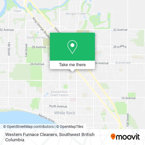 Western Furnace Cleaners map