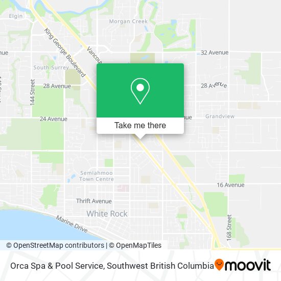 Orca Spa & Pool Service map